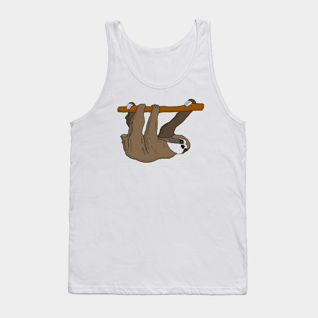 Best Gift Idea fot Sloth Lovers Tank Top by MadArting1557
